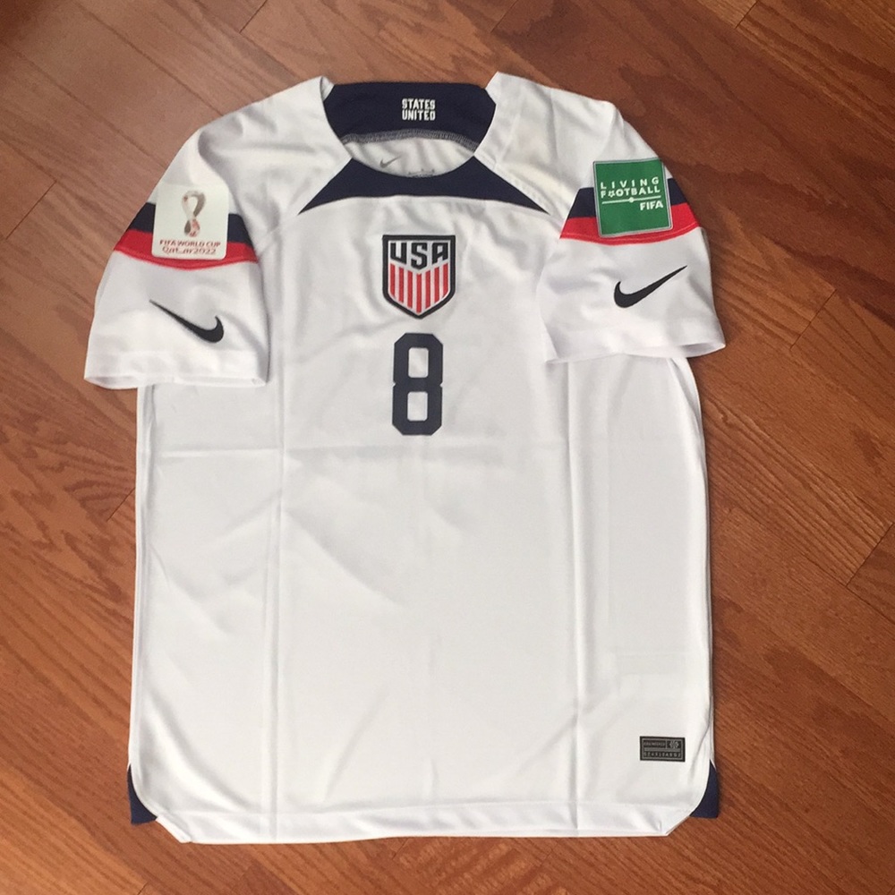 USA White Home Soccer Jersey Mckennie #8